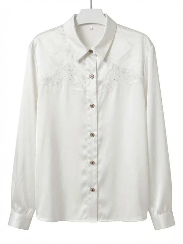Vintage Karylo's mode blouse met strass T52 R853 – photo 11